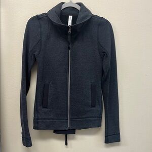 lululemon athletica Dark Gray Zip-Up Hoodie